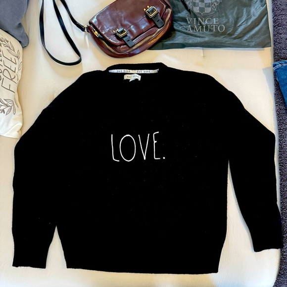 Rae Dunn Sweaters - Women's "LOVE" Studio Pullover Sweater - Rae Dunn Wear